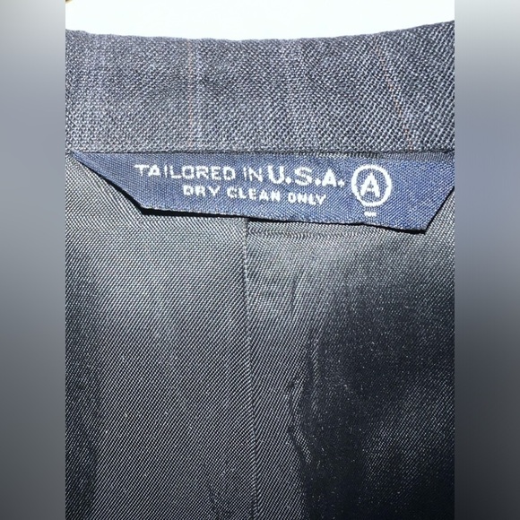 Men's Palm Beach Exclusively for Hajjar's Big & Tall Dark Gray Suit - Picture 3 of 8